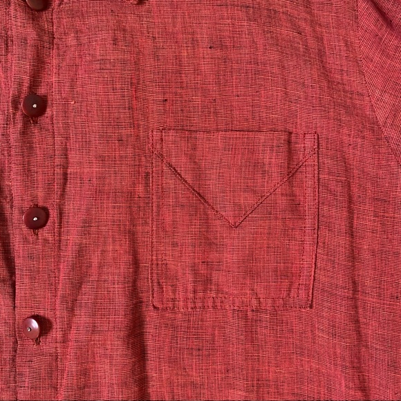 Flax Vintage Oversized Linen Button Up - Picture 4 of 13